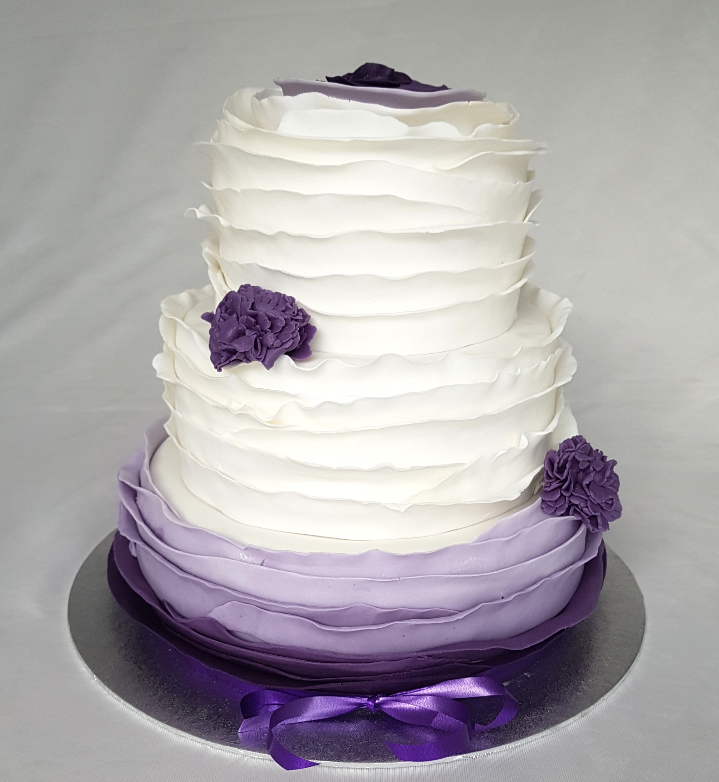 Moderne design bruidstaart